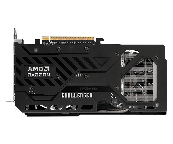 Asrock Radeon RX 9060 XT Challenger OC 8GB GDDR6 BLACK view 5